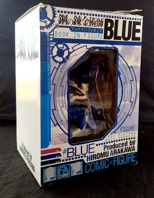FULLMETAL ALCHEMIST - BOOK IN FIGURE #BLUE - ROY MUSTANG AND RIZA - SQUARE ENIX - Immagine 1 di 4