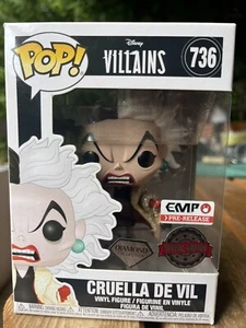 Disney Cruella De Vil Villians Funko Pop Figur Nr.736 Diamond - Bild 1 von 2