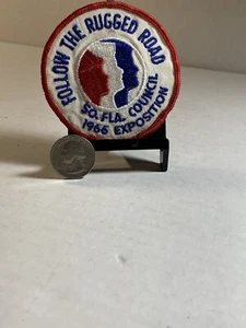 Vintage 1960’s FLORIDA Scout Council Pre Owned Uniform Patch Advertising - Picture 1 of 3