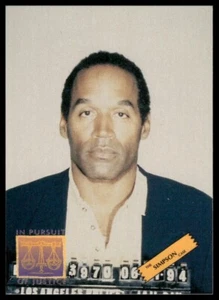 O.J. Simpson 1994 Interlink News Service #P5 Mug Shot Promo Football Card - Picture 1 of 2