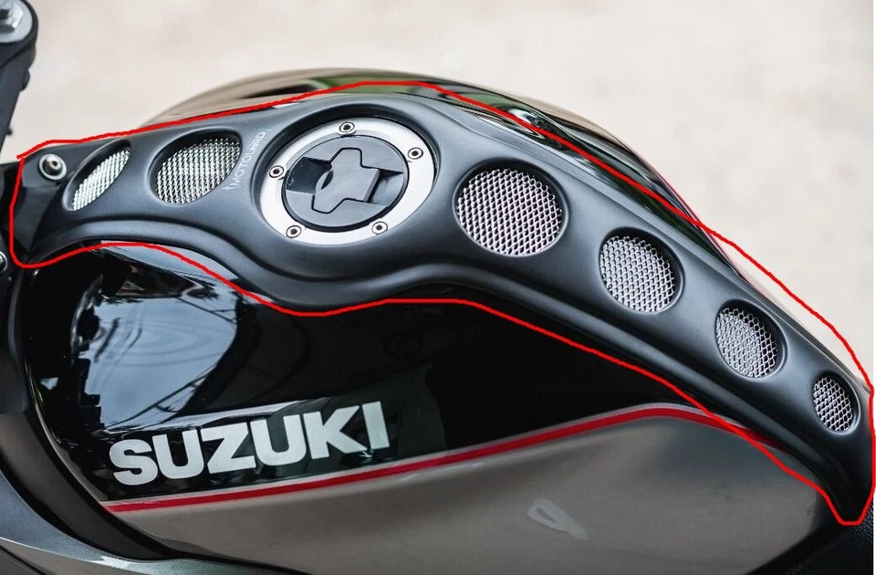 2017 2018 2019  black front cover tank abs fairing for Suzuki sv650 sv650x   Foto 1 de 4