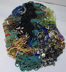 Lot Vintage Southwest Sea Bead Crafted Jewelry Necklaces Bracelets Earrings - Picture 1 of 9