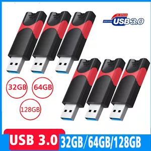 LOT 32GB 64GB 128GB USB 3.0 Flash Drive Memory Stick Retractable Thumb Drive - Picture 1 of 18