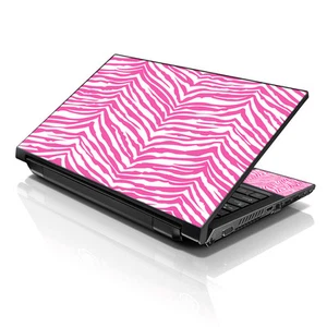 Laptop Skin Sticker Notebook Decal Cover Pink Zebra for Dell Apple Asus 13"-16" - Picture 1 of 4