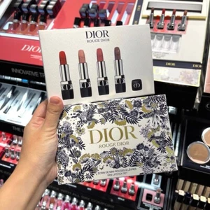 Dior Rouge Dior Mini Lipstick Set - 4 Pieces NIB - Picture 1 of 8
