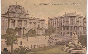 CPA 287 - Montpellier - Préfecture et Hôtel des Postes et Télégraphes - Picture 1 of 2