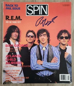 Peter Buck of REM Signed Spin Magazine Rare LEGEND RAD - Picture 1 of 1