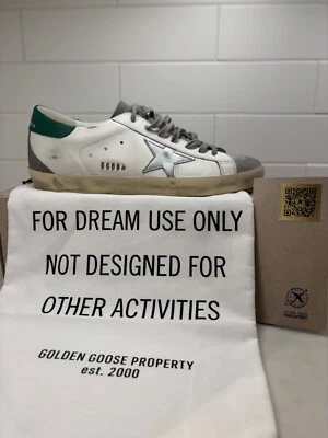 golden goose superstar blanco plata verde Foto 1 de 4