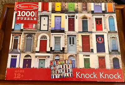 Melissa & Doug 1000 Piece Puzzle KNOCK KNOCK 100% COMPLETE - Image 1 of 4