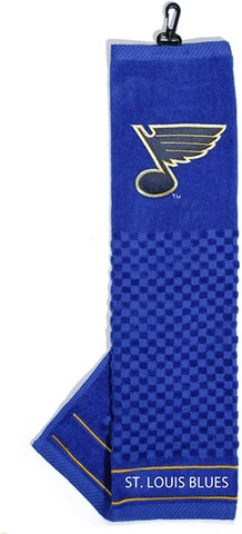 St. Louis Blues NHL Embroidered Logo Towel Golf Club Cleaning Cloth 16 x 25" Cover
