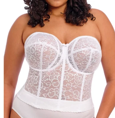 Sujetador corsé de encaje sin tirantes Goddess Longline con hueso, estilo GD0689, talla 44F; nuevo sin etiquetas Foto 1 de 4