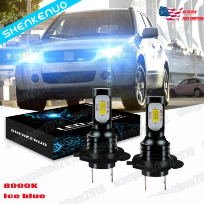 Para Suzuki Grand Vitara 2006-13 8000K H7 Bombillas LED Alta Potencia Luz Baja Foto 1 de 4