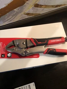 CRAFTSMAN 10-in Curved Jaw Locking Pliers with Wire Cutter 10WR, NEW - Picture 1 of 5