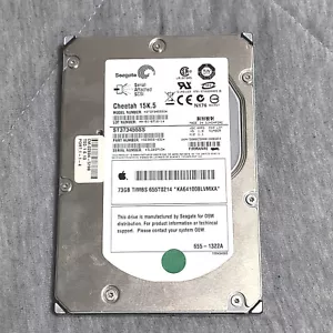 Vintage 73GB Seagate SCSI hard drive - CHEETAH 15K.5 HDD - Apple OEM ST373455SS - Picture 1 of 2