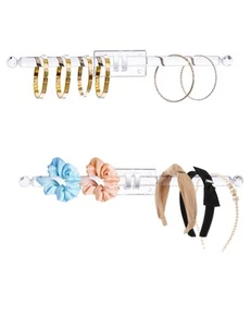 Headband Holder, Bracelet Holder, Claw Clip Organizer, Acrylic Necklace Holde... - Picture 1 of 9