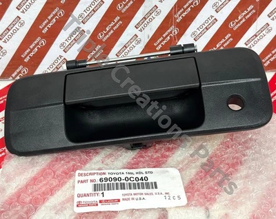 Manija de puerta trasera genuina Toyota 69090-0C040 sin entrada sin llave 2007-13 Tundra OEM Foto 1 de 4