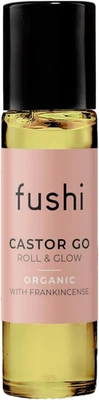 FUSHI WELLBEING LTD Fushi Organic Castor Oil 10Ml Roll & Glow 100% Pure Cold & Fresh-Pressed for Dry
