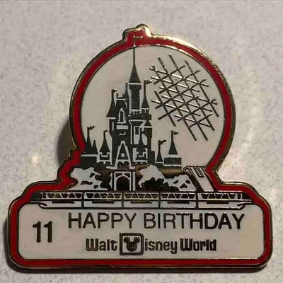 WDW 11th Anniversary 1982 - Epcot Center Cinderella Castle S'ship 1996 Cast LE1K - Image 1 of 2