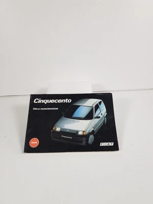 Manuale libretto uso e manutenzione Fiat Cinquecento 500 originale no copia 1992 - Immagine 1 di 4