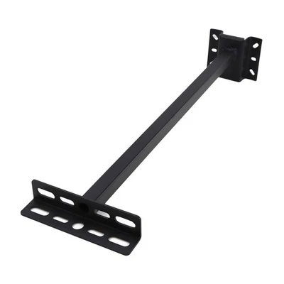 LED Floodlight Wall Extension Arm Bracket with Cable Management Med/Large Black - Image 1 of 4