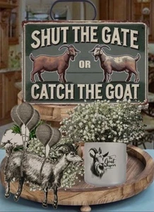 Vaso testa di capra vaso portacandele vetro fioriera succulenta arredamento casa fattoria - Foto 1 di 3