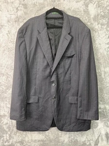 Lauren Ralph Lauren Men’s Pinstripe Wool Blazer 48 XL Made in Canada Vintage 90s - Picture 1 of 9