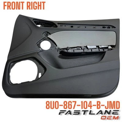 2016-2018 AUDI Q3/Q3 QUATTRO FRONT RH DOOR TRIM PANEL NEW OEM 8U0-867-104-B-JMD - Image 1 of 4