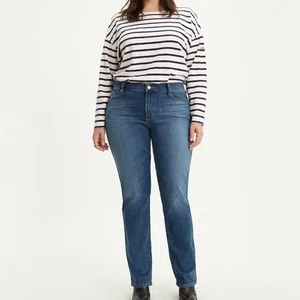 Levi's Damen 414 Blau Relaxed Straight Leg Jeans Klassischer Stil 32 - Bild 1 von 6