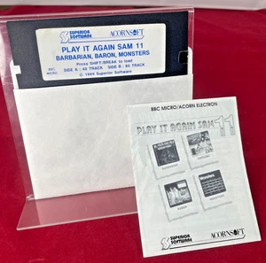 Play It Again Sam 11 Acorn BBC Barbarian, Baron, Monsters. Missing PipelineRevS? - Picture 1 of 2