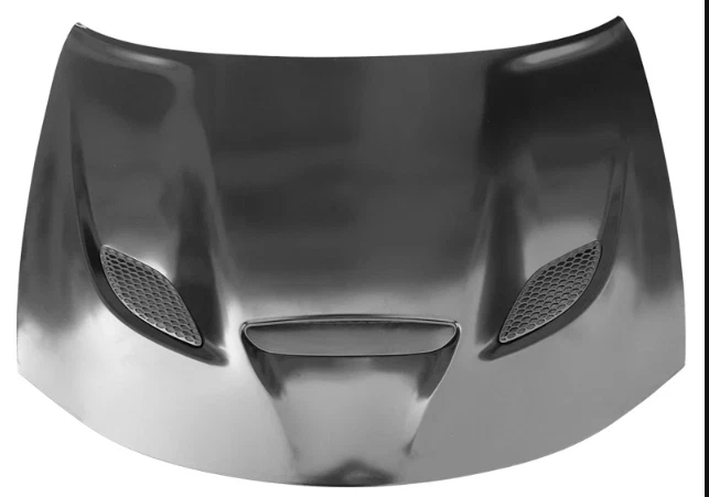 For 2015-2023 Dodge Charger Hellcat Style Hood w/ Scoop Vent Primed Aluminum - Image 1 of 1