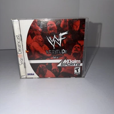 WWF Attitude (Sega Dreamcast, 1999) Complete Tested - Image 1 of 3