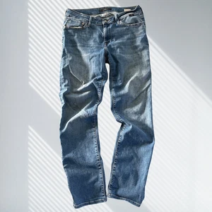 mavi womens jeans 30x32 emma slim boyfriend dark wash stretch blue denim preowne - Picture 1 of 14