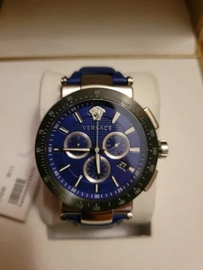 Versace Mystique VFG02 0013 Men's Leather Strap and Mystique Sport VFG02 0013 46 - Picture 1 of 6
