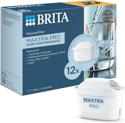 BRITA Wasserfilterkartusche MAXTRA PRO Pure Performance (All-in-1) 12er-Pack - Bild 1 von 4