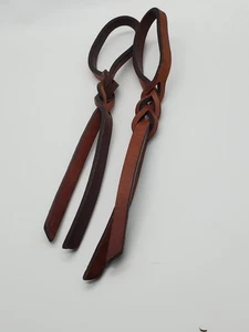 Authentic DOONEY AND BOURKE Replacement Carmel Braided Leather Side Straps - Picture 1 of 4