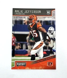 2018 Panini Playoff Malik Jefferson Rookie #261 - Imagen 1 de 2