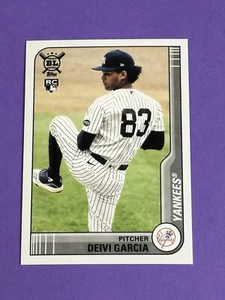 2021 Topps Big League Deivi Garcia Rookie #80 New York Yankees RC (F) - Picture 1 of 2