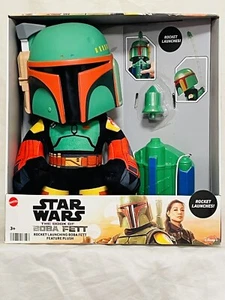 STAR WARS Boba Fett Voice Cloner Feature Plush w/ Rocket Launching Exclusive Toy - Picture 1 of 2