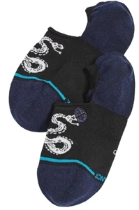 STANCE 'CROTALUS' NO SHOW SOCK Unisex Black Medium Men 6 -8.5 / Women 8-10.5 - Picture 1 of 3