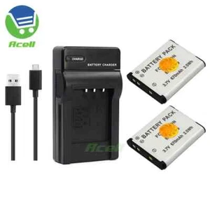 USB Charger or EN-EL19 Battery for Nikon COOLPIX S100 S2500 S3100 S4100 Camera - Picture 1 of 9
