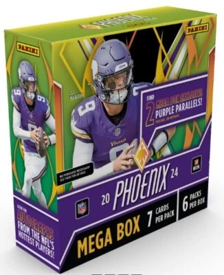2024 Panini Phoenix Football Card Factory Sealed Mega Box