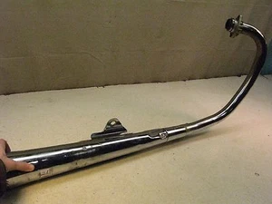 1979 yamaha xs650 ohc y433~ rh right side exhaust pipe muffler 1 - Picture 1 of 11