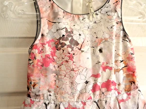 preowned girls dress next floral sleeveless age 7 years - Picture 1 of 16