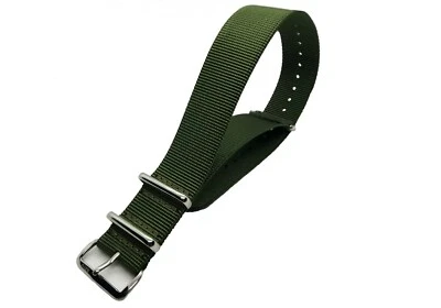 NATO ® strap watch band G10 nylon Military RAF stitch bond replacement IW SUISSE - Image 1 of 4