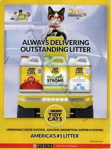 2022 Tidy Cats Litter Superb Scooping Odor Purina PRINT AD Wall Decor? (1973) - Picture 1 of 1