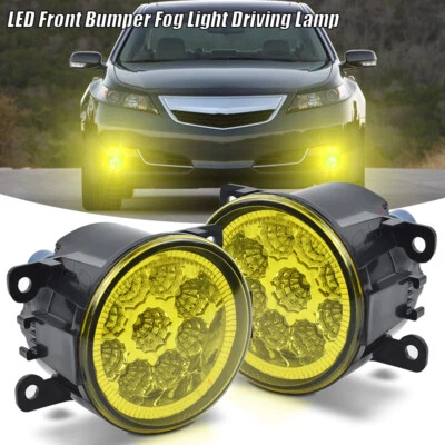 Pair Front Bumper LED Fog Light Driving Lamps For ACURA TL 2012 2013 2014 - Imagem 1 de 4