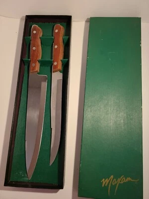 MAXAM PRECISION HOLLOW GROUND FINE STAINLESS STEEL CHEF AND CARVING KNIFE - Image 1 of 4