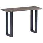 Console Table Grey 115x35x76 cm  Aacia Wood and Iron Indoor Desk