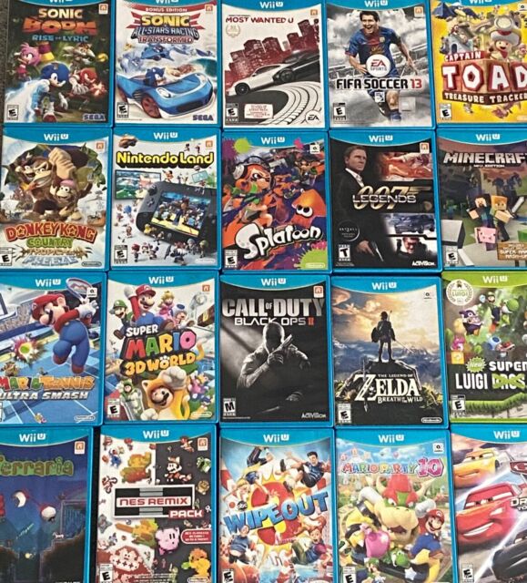 Lote de Jogos Nintendo Wii e Wii U Original - Videogames - Água