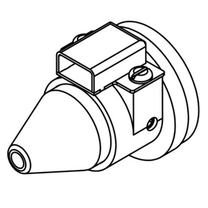 Leister 172.570 Welding Shoe Small CL8 IA, Corner Seam for FUSION 1 - Picture 1 of 3